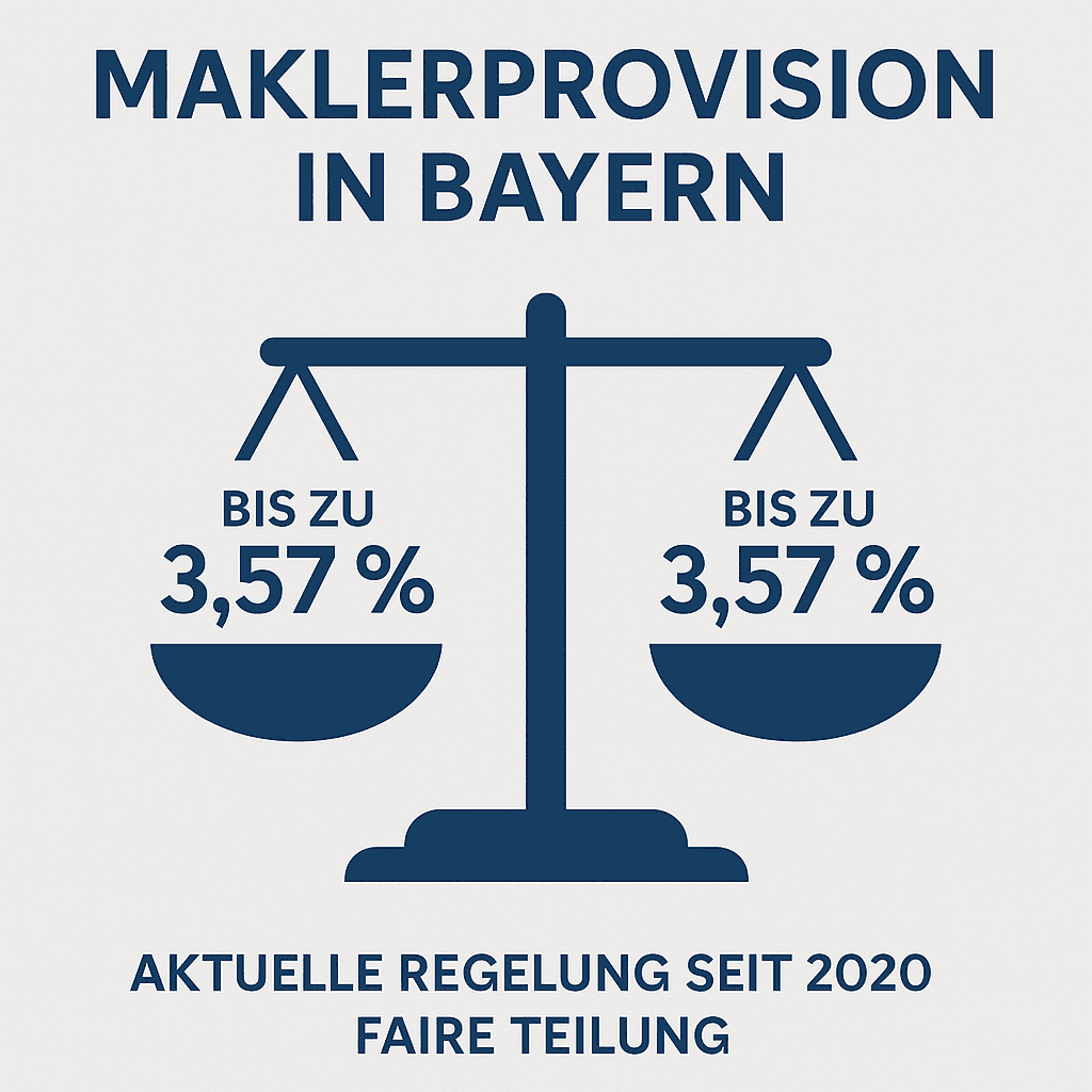 Waage mit Prozentsätzen für Immobilienmakler Provision in Kempten