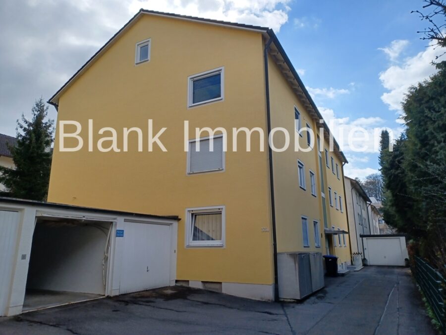 Ruhige und leere 2- Zimmer Wohnung mit Balkon, Keller, EBK und Garage - in Bad Wörishofen - Hausansicht