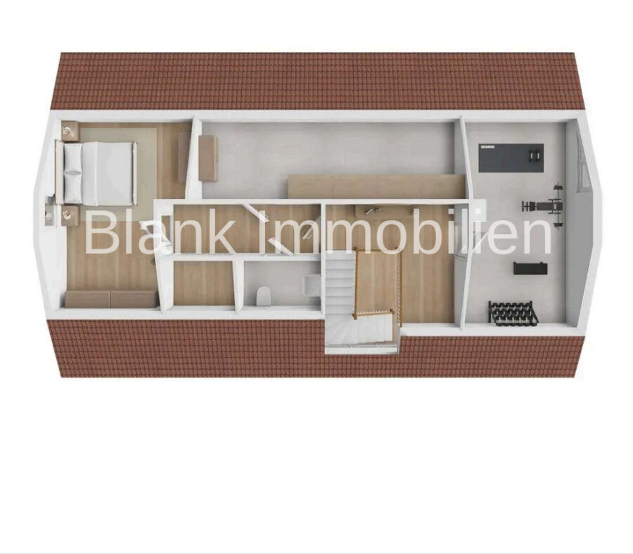 Einfamilienhaus mit Einliegerwohnung, Balkon, Terrasse, Garagen, Garten und Bergblick - in Durach - Obergeschoss